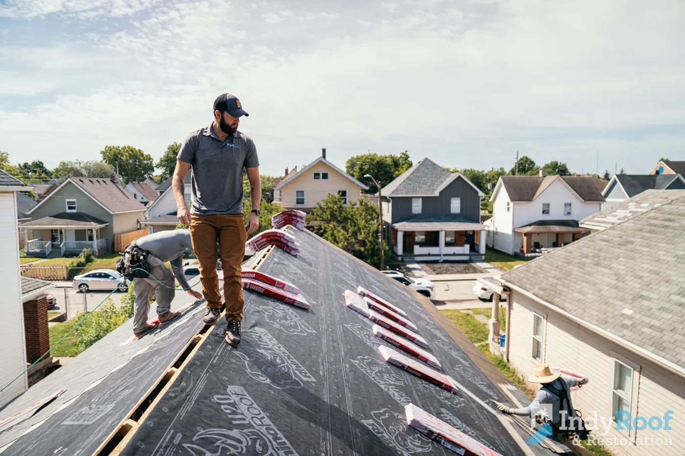 Commercial roof inspection documented in Glenwood